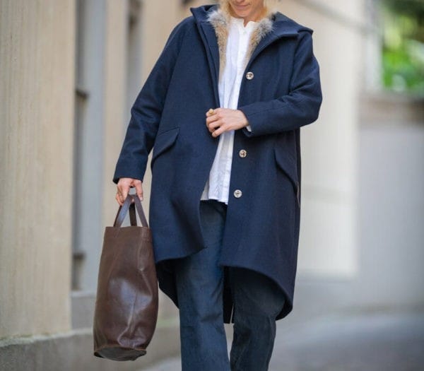 FÜXIN – Loden Parka mit Kapuze
