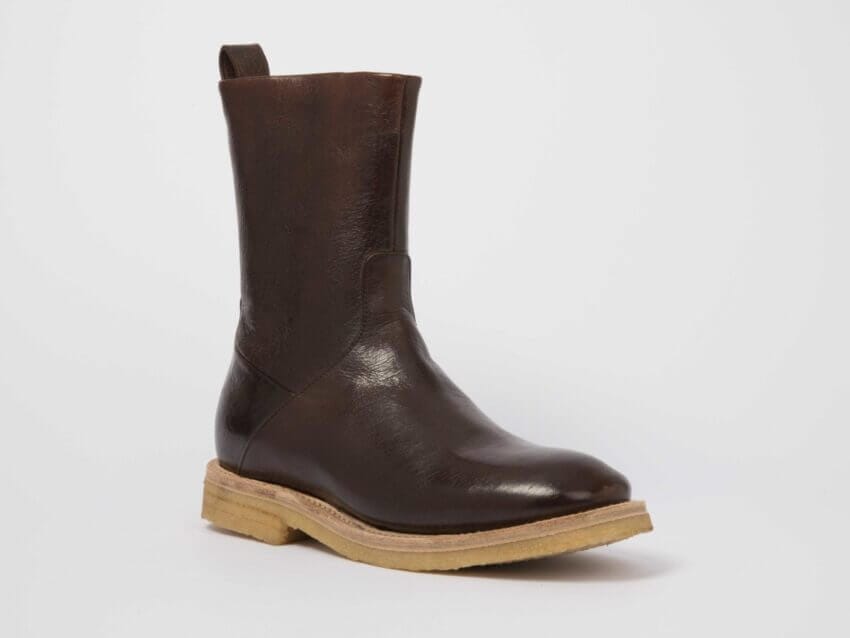 Samada, ein ökologischer Hirschleder-Stiefel für die kalte Jahreszeit.