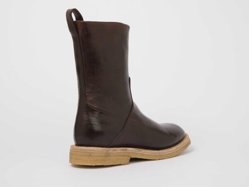 Samada, ein ökologischer Hirschleder-Stiefel für die kalte Jahreszeit.
